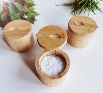 Bamboo Container Condiment Storage – view 1 of 4